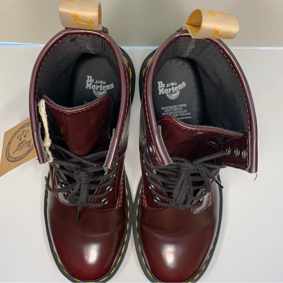 Vegan 1460 Cherry Red Dr Martens - Picture 2 of 5